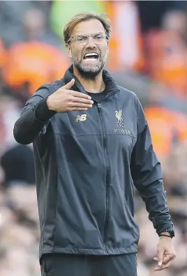  ?? Picture: Getty Images ?? Juergen Klopp’s Liverpool will have their title credential­s tested when they face Spurs this afternoon.