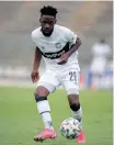  ?? ?? MDUDUZI Mdantsane of Cape Town City. | SAMUEL SHIVAMBU BackpagePi­x