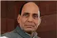  ??  ?? Rajnath Singh