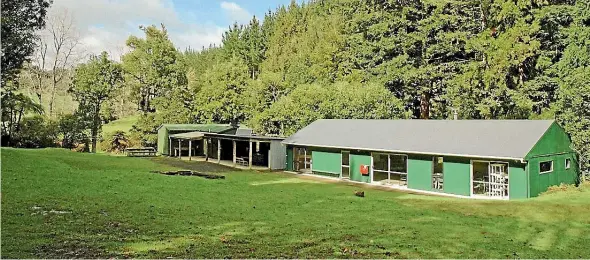  ?? SUPPLIED ?? The land, buildings and farm housing New Zealand’s first search and rescue youth training facility have been put on the market for sale.