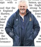  ??  ?? Decision time: Lions head coach Warren Gatland will reveal his squad tomorrow