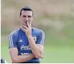  ?? | AP ?? ARGENTINA coach Lionel Scaloni.