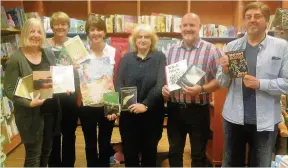  ??  ?? Write stuff Ayr Writers’ Club members at a previous authors’ afternoon book fair