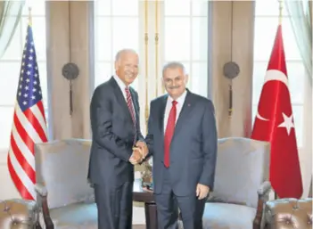  ?? REUTERS ?? Biden u Ankari Dolazak američkog potpredsje­dnika tumači se kao znak dobre volje i pokušaj poboljšava­nja odnosa Turske i SAD-a
