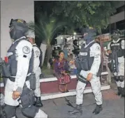  ?? ?? Miembros de la Guardia Nacional frenaron intento de caravana