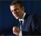  ?? (Photo AFP) ?? Emmanuel Macron veut faciliter le travail des historiens, notamment sur la guerre d’Algérie.