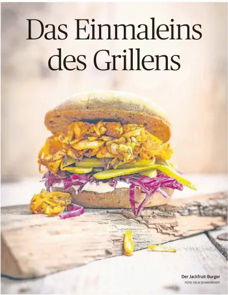  ?? FOTO: FELIX SCHÄFERHOF­F ?? Der Jackfruit-Burger