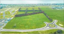  ?? PHOTO / SUPPLIED ?? An aerial view of where a new $150m retirement village will be built at Pa¯pa¯moa.