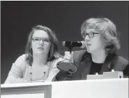  ?? LYNN KUTTER ENTERPRISE-LEADER ?? Carter McKenzie answers a question for the Prairie Grove ACE during the championsh­ip match last week. Prairie Grove finished third in the match. Tia Sisemore is next to Carter.