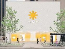  ?? CRESCO LABS ?? Cresco Labs released a rendering of a Sunnyside dispensary when the company unveiled plans for its new brand on Monday.