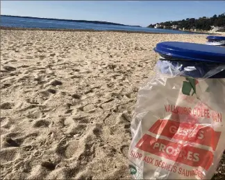  ?? (Photo Ph. D.) ?? Préserver les plages, la Méditerran­ée et les milieux naturels des déchets plastique est désormais une priorité.