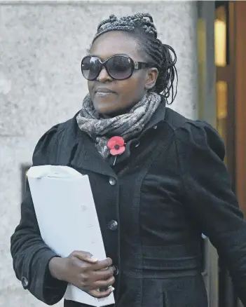  ??  ?? Fiona Onasanya leaving the Old Bailey in London this week