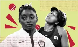  ??  ?? Simone Biles (left) withdrew from the women’s team gymnastics final on Tuesday, citing mental health concerns; Naomi Osaka said her mental health break contribute­d to her Olympics loss. Composite: Guardian/Reuters/Getty Images
