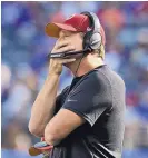  ?? ASSOCIATED PRESS FILE ?? Jay Gruden became the first NFL coach to be fired this season after his Washington Redskins sputtered to an 0-5 start.