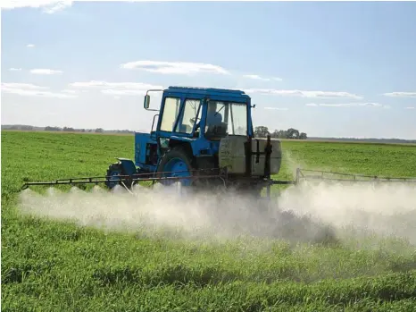  ?? PHOTO: SAULETAS ?? WEED CONTROL OPTIONS: Agronomist Paul McIntosh discusses plants that develop herbicide resistance.