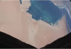  ?? Sultan Al Neyadi / Twitter ?? Astronaut Sultan Al Neyadi shared video of the Arabian Peninsula and the UAE from 400km above the Earth