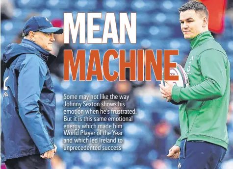  ?? BRENDAN MORAN/SPORTSFILE ?? Joe Schmidt will look to Johnny Sexton to ensure Ireland are keen and mean for the visit of France in the Six Nations tomorrow week