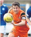  ??  ?? Charlie Telfer
keep possession and pass.
“We knew his contract was coming up and we’d been in contact over the last three or four weeks and I’m thrilled to have been able to entice him to Morton.”