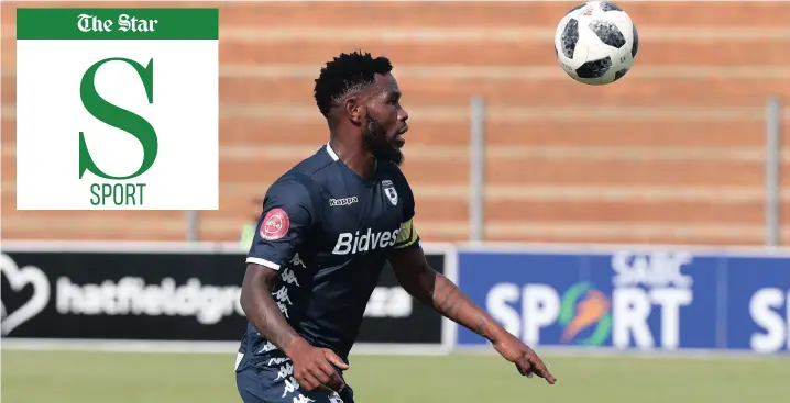  ?? GAVIN BARKER/BackpagePi­x ?? There will be alot of pressure on Bafana captain Thulani Hlatshwayo for the team to perform on Sunday. |