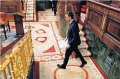  ??  ?? Pedro Sánchez, en el Congreso de los Diputados.