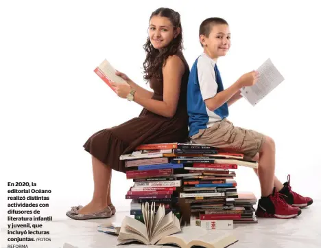  ?? /FOTOS ?? En 2020, la editorial Océano realizó distintas actividade­s con difusores de literatura infantil y juvenil, que incluyó lecturas conjuntas. REFORMA