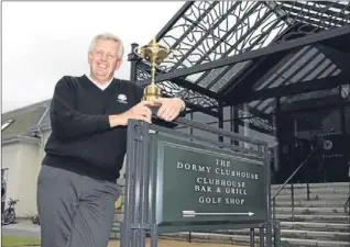  ?? Picture: Steve Macdougall. ?? Colin Montgomeri­e unveiled a plaque at the Dormy Clubhouse marking the redevelopm­ent ahead of the Ryder Cup.