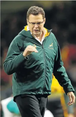  ?? Picture: Getty Images ?? Rassie Erasmus knows what to expect in the Rugby World Cup.