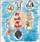  ??  ?? DIANE, 12, of Shepherd’s Pantry in Glendora illustrate­d Cassie’s review of “My Dog, My Hero.”