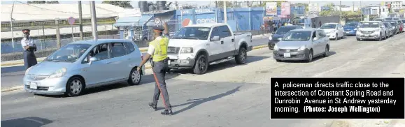 Smooth flow on Constant Spring Road despite major work - PressReader