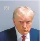  ?? FULTON COUNTY SHERIFF’S OFFICE ?? Donald Trump’s mug shot after he was booked Thursday in Atlanta.