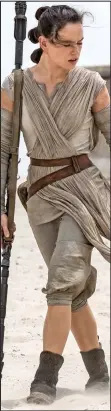  ??  ?? Miss Ridley in Star Wars