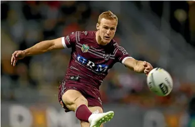  ??  ?? Daly Cherry-Evans has been named to start at halfback for the Maroons against NSW in Origin III.