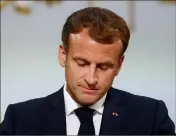  ?? (Photo EPA/MAXPPP) ?? Emmanuel Macron reste silencieux depuis la perte du méga contrat de sous-marins. Mais Paris ne décolère pas...