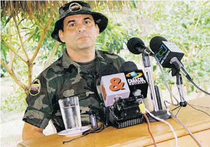  ?? | Foto de Archivo ?? Salvatore Mancuso fue comandante de las Autodefens­as Unidas de Colombia.