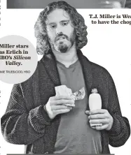  ?? JAIMIE TRUEBLOOD, HBO ?? Miller stars as Erlich in HBO’s Silicon Valley.