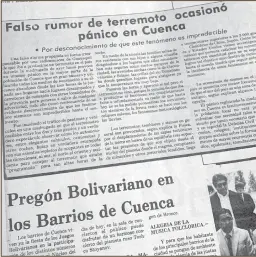  ?? AWM ?? En la contraport­ada de El Mercurio del 5 de noviembre de 1985 se publicó el primer artículo sobre la informació­n falsa que se había difundido. /