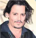  ??  ?? Defended: Johnny Depp