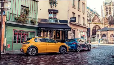  ??  ?? Compact, colourful, full of character: Paris gets the cars it deserves