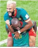  ?? ROLEX DE LA PENA / EFE ?? Choupo-Moting y Aboubakar.