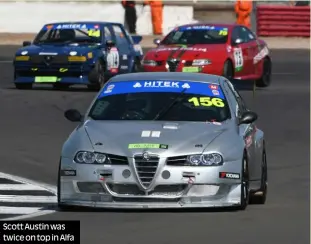  ?? ?? Scott Austin was twice on top in Alfa