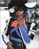  ?? AP PHOTO/JORDAN STRAUSS/INVISION ?? Janelle Monae poses for a portrait at the West Coast debut of 29rooms at ROW DTLA on Wednesday in Los Angeles.