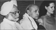  ?? Express archive ?? Both Rao and Manmohan referred to economic reforms as a fulfillmen­t of Rajiv Gandhi’s vision.
