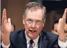  ?? FOTO: REUTERS ?? Robert Lighthizer