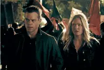  ??  ?? While it’s nice to have Matt Damon and Julia Stiles back in their Bourne roles, it’s the action scenes that really stand out in Jason Bourne.