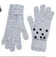  ??  ?? GIRL: Mini pom gloves, dorothyper­kins.com, were £10, now £5.40 SAVE: £4.60