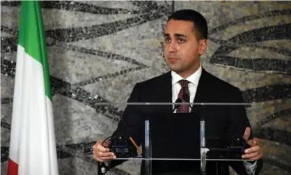  ??  ?? The Italian foreign affairs minister, Luigi Di Maio, says the blocking of 250,000 doses of AstraZenec­a’s coronaviru­s vaccine from export to Australia was ‘not a hostile act’. Photograph: Anadolu Agency/Getty Images