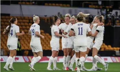  ?? Photograph: SPP/Rex/ Shuttersto­ck ?? ‘The Lionesses, with an unbeaten record under coach Sarina Wiegman, go into the Euros as one of the favourites.’