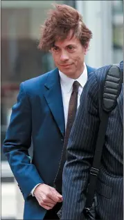  ?? MATT STONE — MEDIANEWS GROUP/BOSTON HERALD ?? Agustin Huneeus Jr., 53, of San Francisco, the owner of a family wine vineyard in Napa Valley, enters the Moakley Courthouse in Boston in March during a hearing associated with the college admissions scandal.