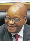  ??  ?? PRESIDENT JACOB ZUMA