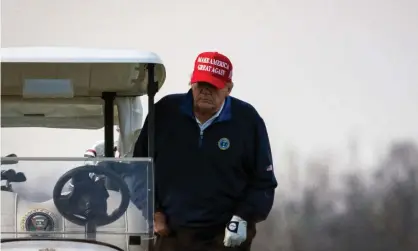  ?? Photograph: Al Drago/Getty Images ?? The PGA of America has cut ties to US president Donald Trump after voting to take the PGA Championsh­ip event away from his New Jersey golf course next year.